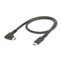 USB-C-kabel Startech RUSB31CC50CMBR Zwart 50 cm - thumbnail