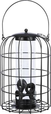 Trixie voerdispenser met gaasbescherming zwart