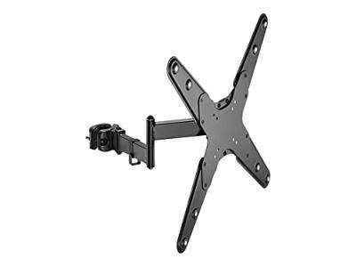 Neomounts fl40-450bl14 screen pole clamp/truss mount, 3 pivot, 32"-55", 25 kg, 400x400mm