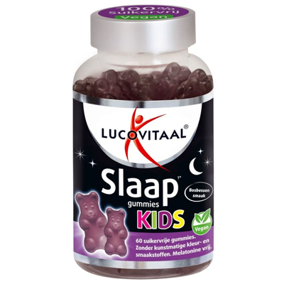 Lucovitaal Slaap Gummies Kids - Bosbessen Smaak 60Stuks
