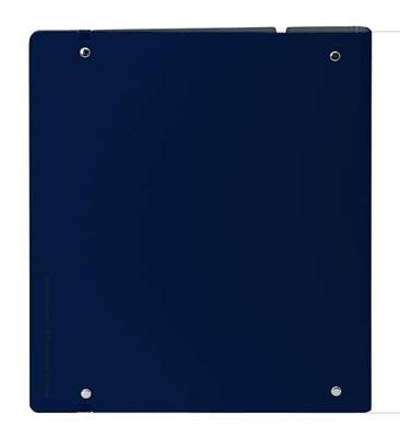 Ringmap El Pulpo Marineblauw 27 X 32 X 4 cm