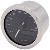 DAYTONA "velona" toerenteller rpm velona,sw led-blue 18000 rpm - thumbnail