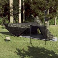 VidaXL Tipitent 8-persoons camouflage waterdicht - thumbnail
