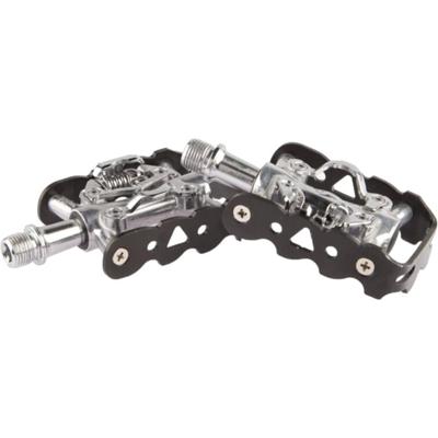 Tecora  e pedaal atb, combi spd/all-round, zwart/zilver
