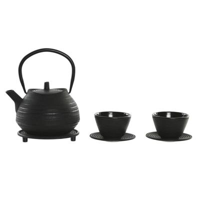 Theepot Home ESPRIT Zwart Roestvrij staal Ijzer 800 ml