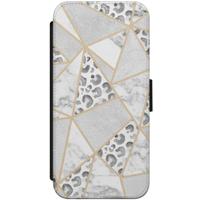 iPhone 7/8 flipcase - Stone & leopard - thumbnail