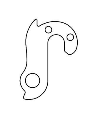 Union derailleurpad gh-110 met schroefset m4x0.7