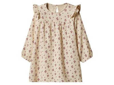lupilu Mousseline kinder jurk (Crème, 98/104)