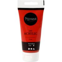Creativ Company Pigment art acrylverf vermilion, 75ml - thumbnail