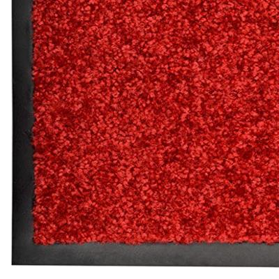 Deurmat wasbaar 60x90 cm rood