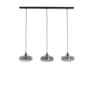 Light & Living Eettafel hanglampSolna 3 glazen kappen - 2980012
