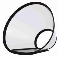 TRIXIE BESCHERMKRAAG MET KLITTENBAND KUNSTSTOF TRANSPARANT - thumbnail