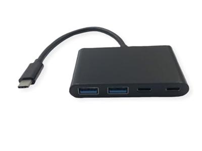 VALUE USB 3.2 Gen 2 Hub, 4x (2x A+ 2x C), Type C aansluitkabel