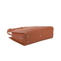 Socha Business Bag Straight Line, 15.6" laptop bag for women -Cognac - thumbnail