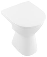 Villeroy & Boch ViCare Diepspoelcloset - zonder spoelrand - staand - glans wit Alpin (wit) 4683r001 - thumbnail