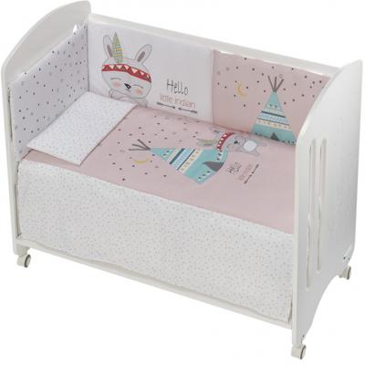 Interbaby ledikant met bedtextiel Lovely tipi 125 cm