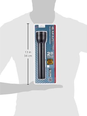 Maglite 2D halogeen zaklamp zwart Maglite 2D halogeen zaklamp zwart