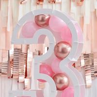 Ballon Mozaïek Kit Cijfer 3 - thumbnail