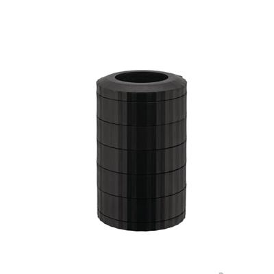 Alessi Plisse Capsule houder - Zwart - MDL19 - thumbnail