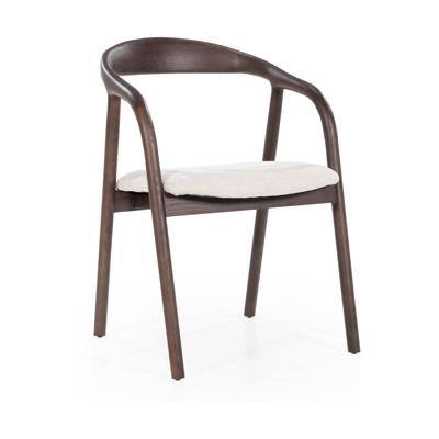 Eleonora Eetkamerstoel 'Rayven' kleur Bruin Eleonora Eetkamerstoel 'Rayven' kleur Bruin