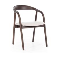 Eleonora Eetkamerstoel 'Rayven' kleur Bruin - thumbnail