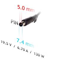 Akyga Laptop netvoeding 130 W 19.5 V 6.7 A - thumbnail