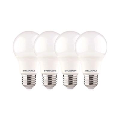 Sylvania Ledlamp - e27 - 806 lm - bol - mat - 4 stuks