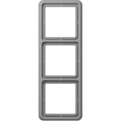 Jung CD583GR Afdekking Frame 3-voudig Grijs 1 stuk(s)