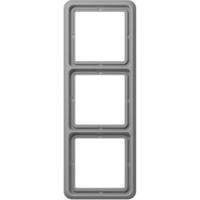 Jung CD583GR Afdekking Frame 3-voudig Grijs 1 stuk(s) - thumbnail