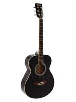 DIMAVERY AW-303 Western Guitar, black - thumbnail