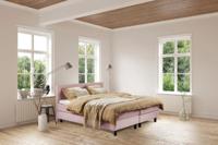 Beddenleeuw Boxspring Bed Isabella - 180x220 - Incl. Pocketmatras + Hoofdbord - Oud roze - thumbnail
