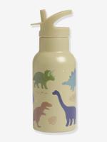 Roestvrijstalen fles voor jongens DINOS A Little Lovely Company, 350 ml kaki - thumbnail