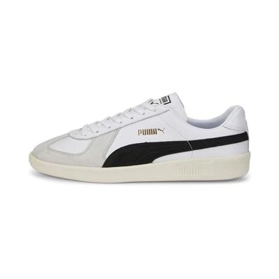 PUMA Army Trainer Sneakers Wit Lichtgrijs Zwart Goud