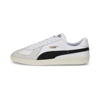 PUMA Army Trainer Sneakers Wit Lichtgrijs Zwart Goud - thumbnail
