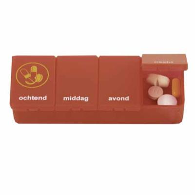 Able 2 Pillendoos 1 dag 4 vaks rood NL 1 Stuks Able 2 Pillendoos 1 dag 4 vaks rood NL 1 Stuks