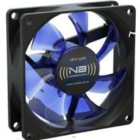 NoiseBlocker BlackSilent Fan X2 PC-ventilator Zwart (b x h x d) 80 x 80 x 25 mm - thumbnail