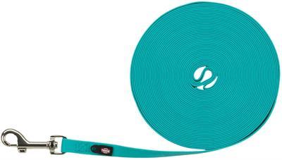 TRIXIE HONDENRIEM EASY LIFE SLEEPLIJN OCEAAN BLAUW / TURQUOISE 10 MTRX1,3 CM
