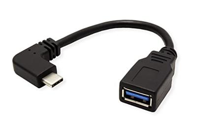 ROLINE USB 3.2 Gen 1 kabel Type C - Type A, Male/Female, OTG , zwart, 0,15 m - thumbnail