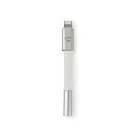 Nedis CCTB39950AL015 Apple Lightning-adapter Apple Lightning 8-pins Male - 3,5 Mm Female 0,08 M Aluminium - thumbnail