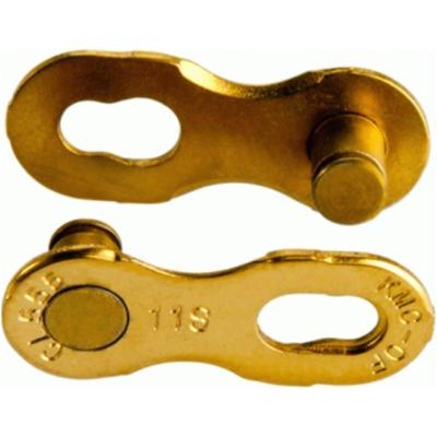 KMC missing link 11r ti-n gold 5.2mm - zilver
