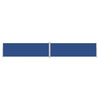 Windscherm uittrekbaar 160x1000 cm blauw - thumbnail