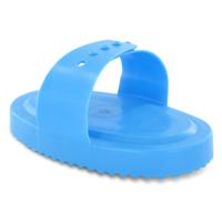 Roskam-ovaal plastic blauw - thumbnail