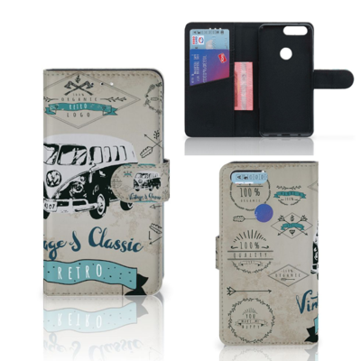 OnePlus 5T Telefoonhoesje met foto Retro VW Bus