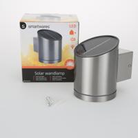 Solar Wandlamp LED Zilver - thumbnail