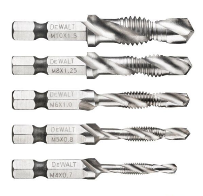 DeWALT DT50060 Tap & Borenset 5-delig