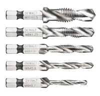 DeWALT DT50060 Tap & Borenset 5-delig - thumbnail