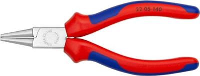 Knipex 22 05 140 Rondbektang Elektronica en fijnmechanica Recht Chroom-vanadium elektrostaal 140 mm - thumbnail
