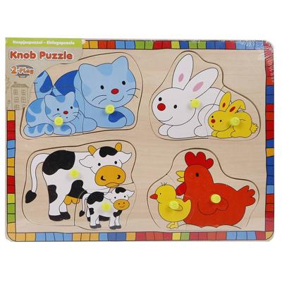 Big Tree houten inlegpuzzel dieren