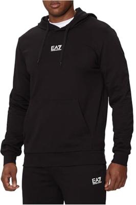 EA7 Emporio Armani 8NPM32 Hoodie Heren Zwart/Goud - Maat M - Kleur: GoudZwart | Soccerfanshop