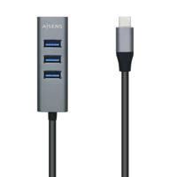 USB-HUB Aisens A109-0508 Grijs (1 Stuks) - thumbnail